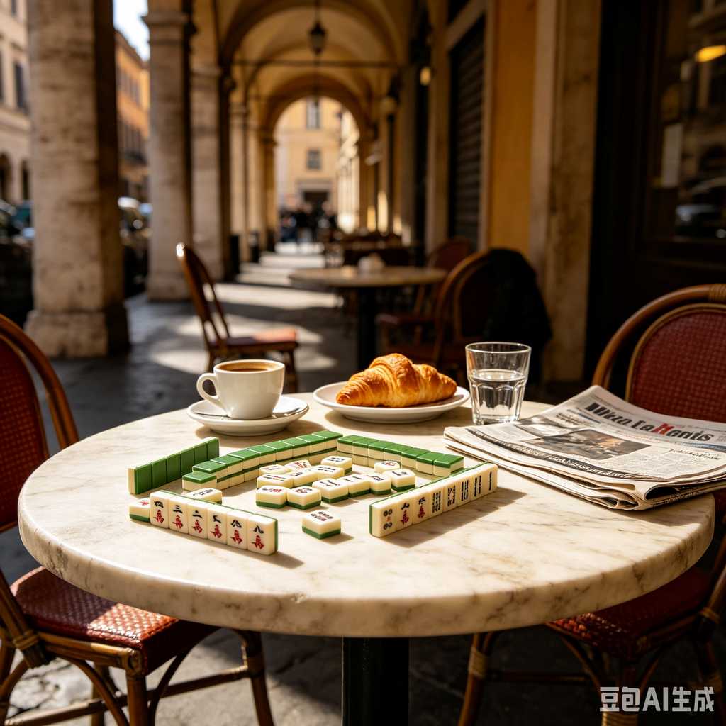 transparent mini mahjong set