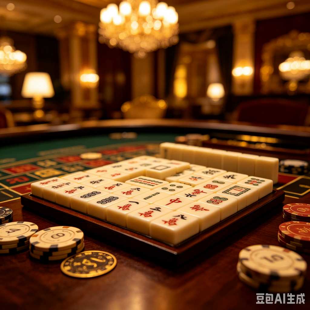 pink mahjong set